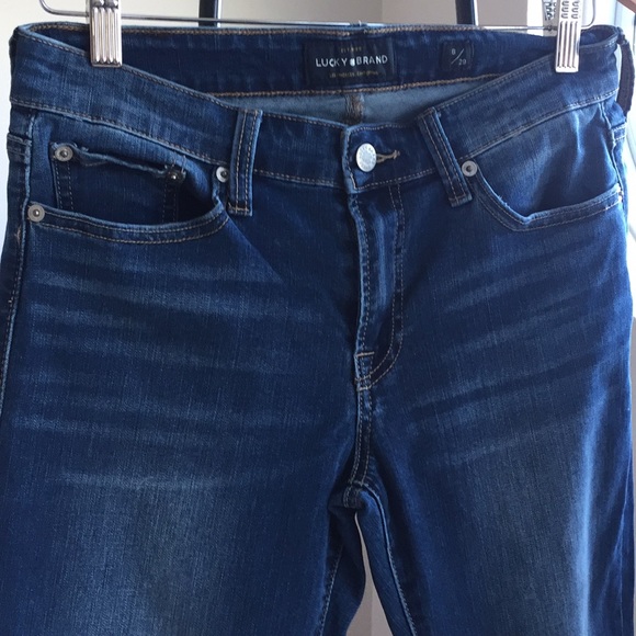 Lucky brand straight leg raw edge jean - Picture 2 of 6